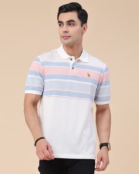 limeroad Men Striped Regular Fit Polo T-Shirt-picture-40
