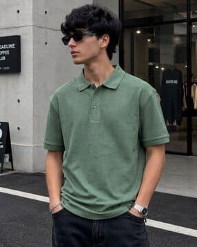 fabflee x ag Men Patterned Regular Fit Polo T-Shirt -picture-38