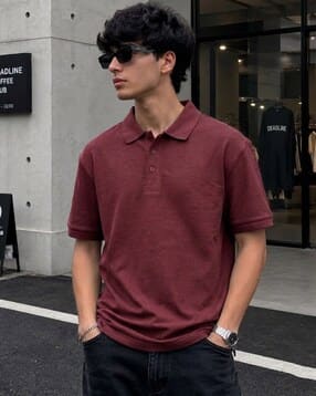fabflee x ag Men Patterned Regular Fit Polo T-Shirt -picture-27