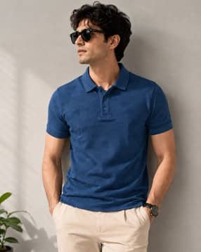 fabflee x ag Men Patterned Regular Fit Polo T-Shirt -picture-22