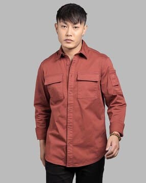 rookies Men Regular Fit Spread-Collar Shirt-picture-19
