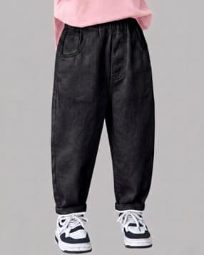 styleconnect Boys Relaxed Fit Flat-Front Trousers-picture-17