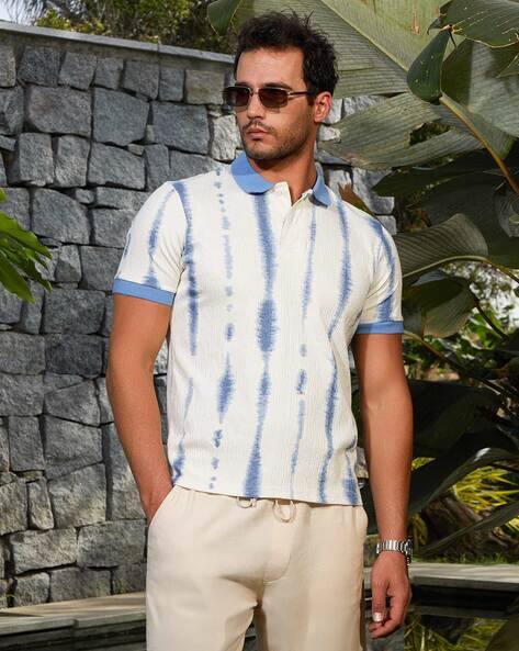 CAHOOT Men Graphic Regular Fit Polo T-shirt
