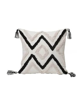 bungalow & beyond Cotton Square Pillow Cover 18" x 18"-picture-14