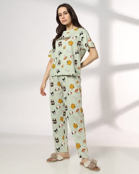 rio Women Hello Kitty Print T-Shirt & Pyjamas Set-picture-47