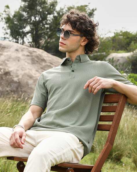 CAHOOT Men Regular Fit Polo T-shirt