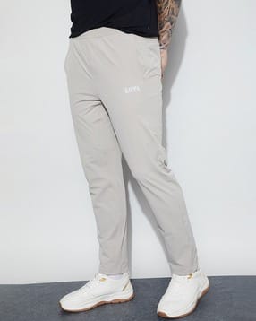 kappa Men Straight Track Pants with Drawstring Waist-picture-26
