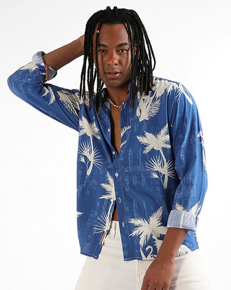 CAHOOT Men Floral Print Regular Fit Shirt