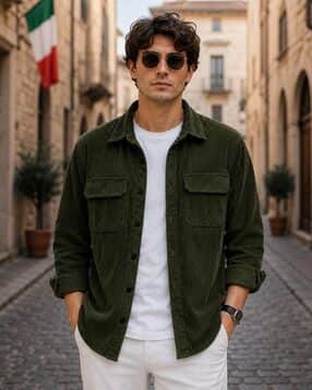 hoodler Men Regular Fit Shirt with Spread Collar -picture-43