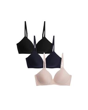 marks & spencer Pack of 3 Heavy-Padded T-Shirt Bra with Adjustable Strap-picture-39