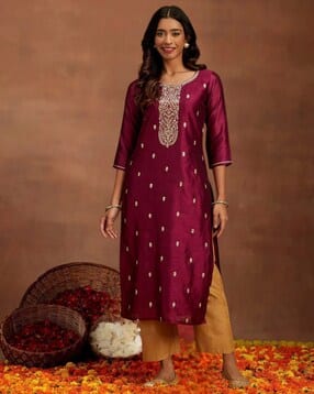 nyrika Women Embroidered Straight Kurti-picture-27