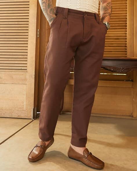 Men Relaxed Fit Trousers