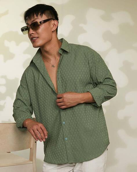 CAHOOT Men Oversized Fit Shirt