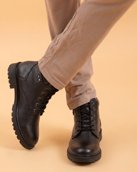 Buda Jeans Co Men Ankle-Length Lace-Up Boots