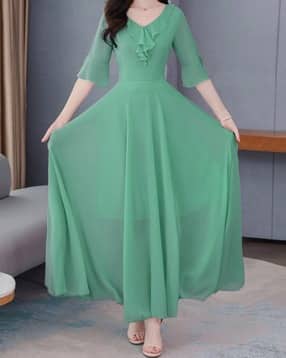 Women Maxi Gown Dress-image-2