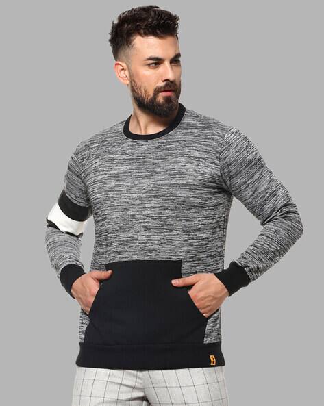CAHOOT Textured Round-Neck Sweatshirt