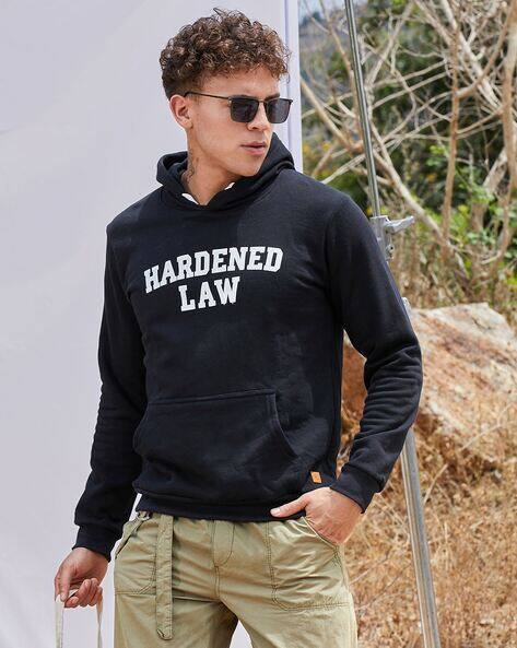 CAHOOT Men Typographic Print Regular Fit Sweatshirt