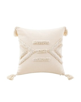bungalow & beyond Cotton Square Pillow Cover 18" x 18"-picture-43