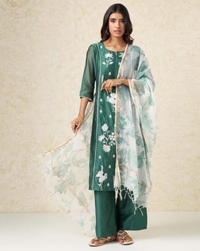 rangmanch by pantaloons Women Checked Dupatta with Tassels-picture-13