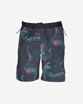 decathlon Men Printed Regular Fit Flat-Front Knit Shorts-picture-29