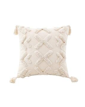 bungalow & beyond Cotton Square Pillow Cover 18" x 18"-picture-50