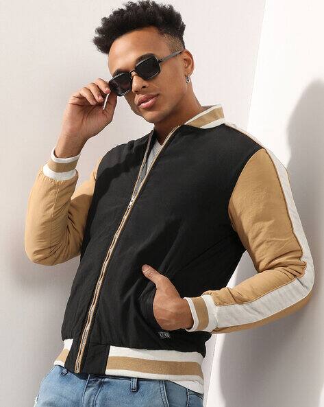 CAHOOT Zip-Front Biker Jacket with Insert Pockets