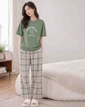 fyre rose Women T-Shirt & Pyjamas Nightwear Set-picture-34