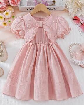 skycarry Girls Cotton Fit and Flare Dress-picture-44