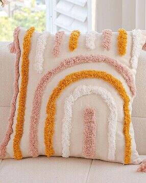 bungalow & beyond Pack of 3 Cotton Cushion Covers 18" x 18"-picture-27