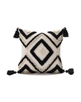 bungalow & beyond Cotton Square Pillow Cover 18" x 18"-picture-51