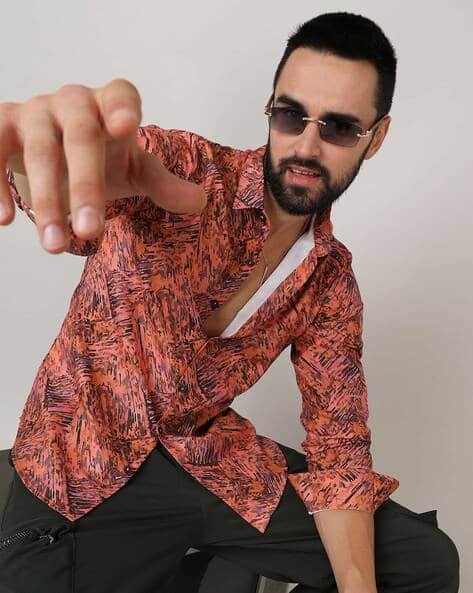 Men Printed Regular Fit Shirt