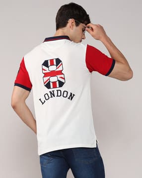lee cooper Men Logo Print Regular Fit Polo T-Shirt-picture-40