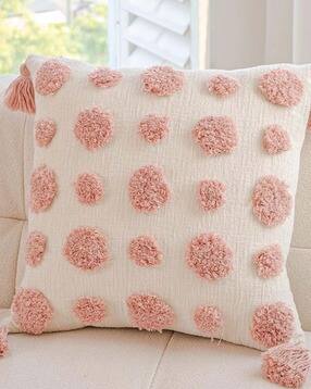 bungalow & beyond Cotton Square Pillow Cover 18" x 18"-picture-53