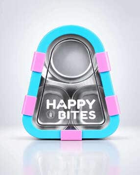 little surprise box Colourblock Triangle Happy Bites Lunch Box-picture-30