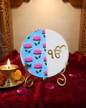 homearte india  Marble Half Pichwai IK Onkar Showpiece -picture-27