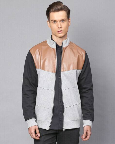 CAHOOT Colourblock Zip-Front Jacket