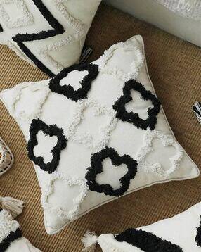 bungalow & beyond Cotton Square Pillow Cover 18" x 18"-picture-13