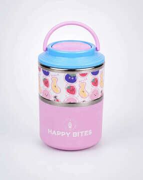 little surprise box Printed Fruity Happy Bites Double Decker Lunch Box-picture-18