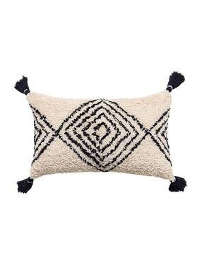 bungalow & beyond Cotton Rectangle Pillow Cover 19" x 12"-picture-49
