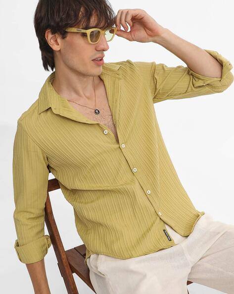 CAHOOT Men Striped Regular Fit Shirt