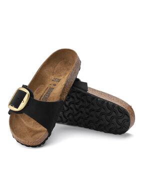 birkenstock Narrow Fit Slip-On Narrow Fit Flat Sandals with Adjustable Buckle -picture-46