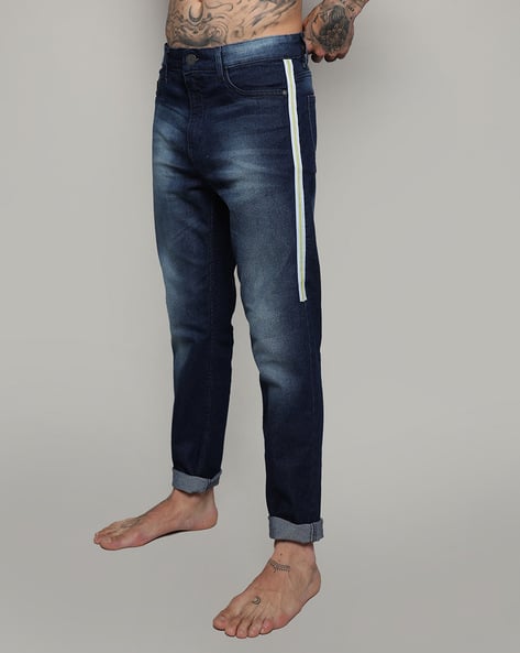 CAHOOT Men Mid-Rise Denim Jeans