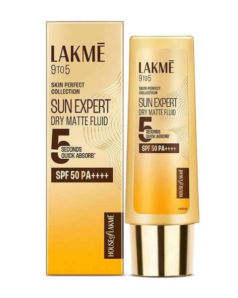 LAKME Fluid Spf 50 Pa++++ In-Vivo Tested Sunscreen with 1 Percent Niacinamide & Ceramidefor Oily Skin (50 ml)