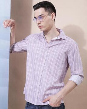 crimsoune club Men Striped Regular Fit Shirt-picture-21