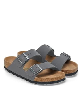 Regular Width Concrete Gray Birko-Flor Two Strap Sandals-image-48