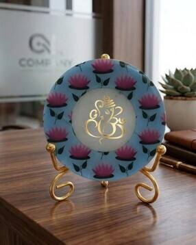 homearte india Marble Round Pichwai Ganesha Showpiece-picture-38