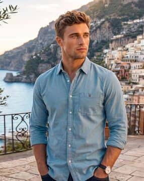 lp jeans Men Slim Fit Shirt-picture-35