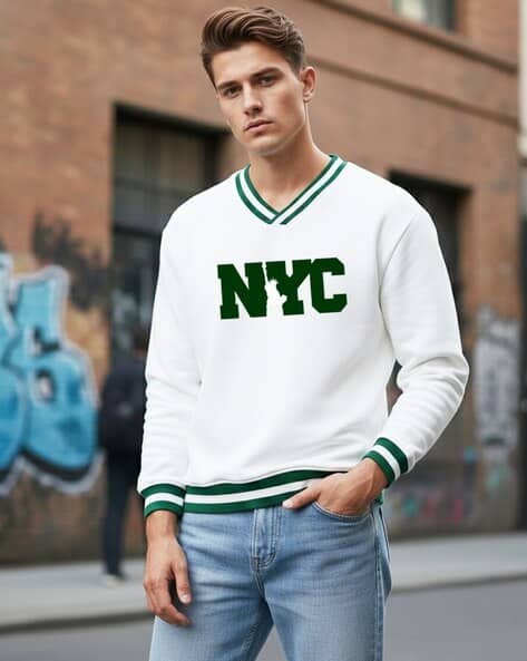 Buda Jeans Co Men Printed Relaxed Fit V-Neck T-Shirt