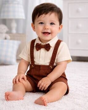 Shirt & Shorts with Suspender Set-image-10
