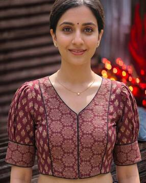 Print Pure Cotton Blouse-image-4